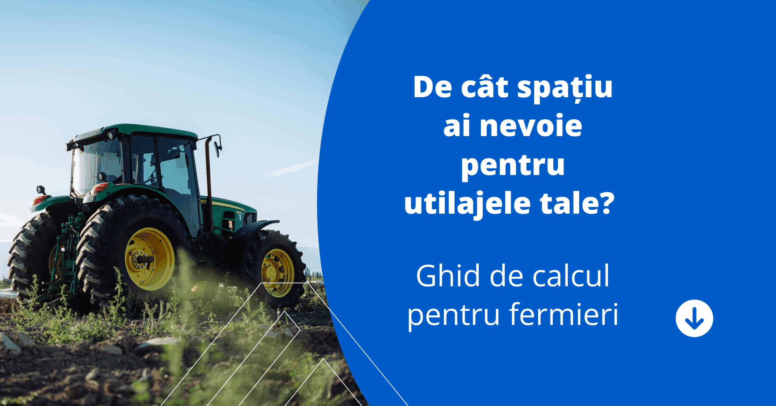 Garaj de utilaje | De cât spațiu ai nevoie pentru utilajele tale?